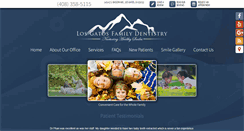 Desktop Screenshot of losgatosfamilydentistry.com